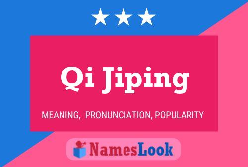 ملصق اسم Qi Jiping