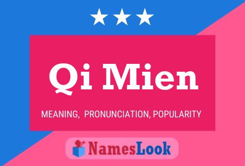 ملصق اسم Qi Mien