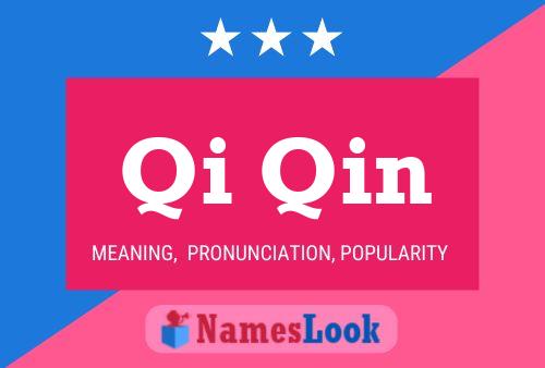 ملصق اسم Qi Qin