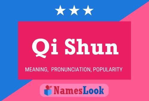 ملصق اسم Qi Shun