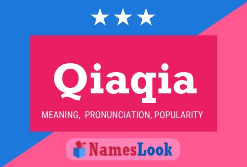 ملصق اسم Qiaqia