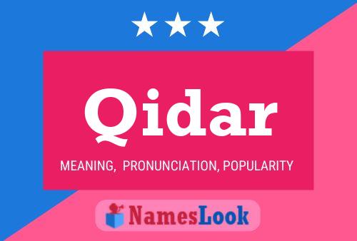 ملصق اسم Qidar