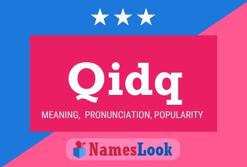 ملصق اسم Qidq