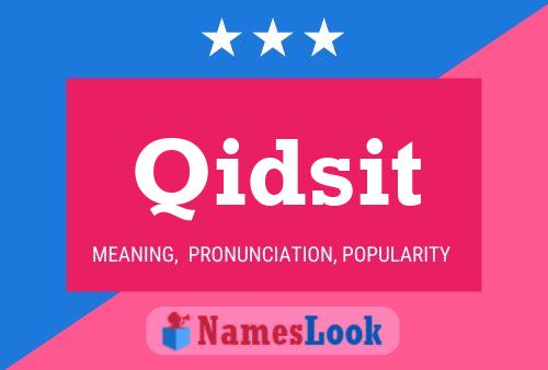 ملصق اسم Qidsit