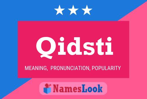 ملصق اسم Qidsti