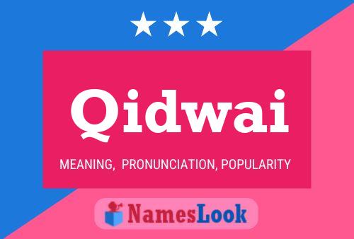 ملصق اسم Qidwai