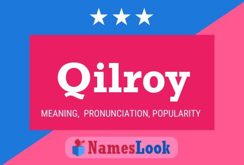 ملصق اسم Qilroy