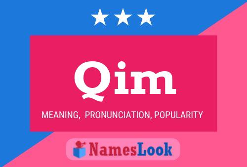 ملصق اسم Qim