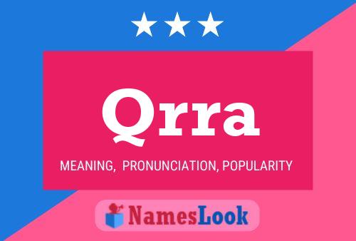 ملصق اسم Qrra