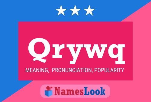 ملصق اسم Qrywq