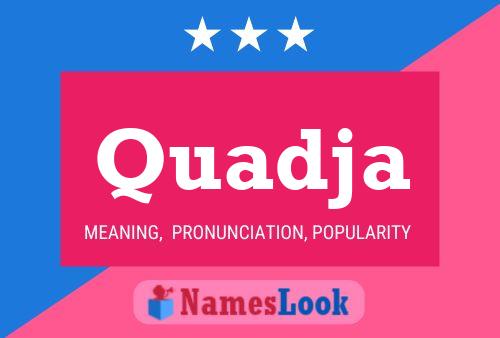 ملصق اسم Quadja