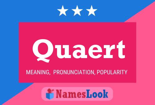 ملصق اسم Quaert