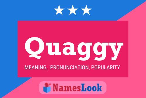 ملصق اسم Quaggy