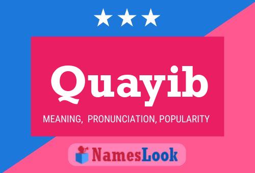 ملصق اسم Quayib