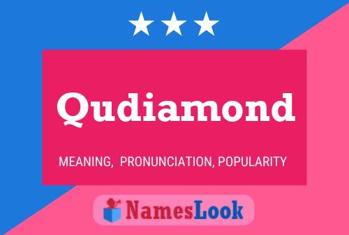 ملصق اسم Qudiamond