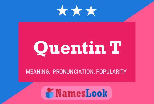 ملصق اسم Quentin T