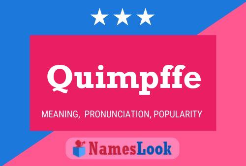 ملصق اسم Quimpffe