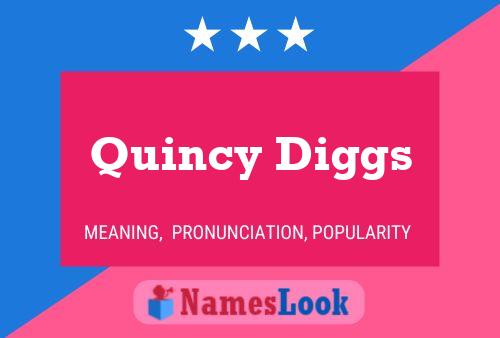 ملصق اسم Quincy Diggs