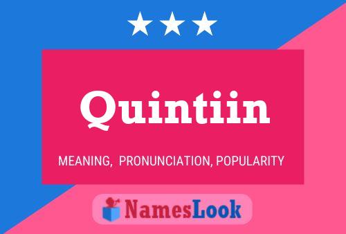 ملصق اسم Quintiin