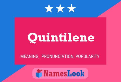 ملصق اسم Quintilene