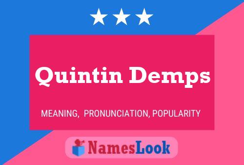 ملصق اسم Quintin Demps