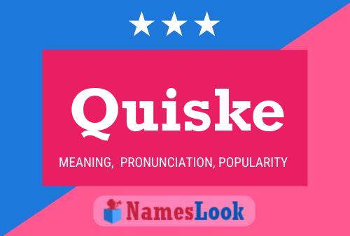 ملصق اسم Quiske