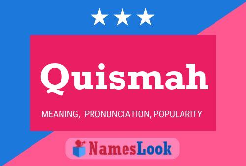 ملصق اسم Quismah