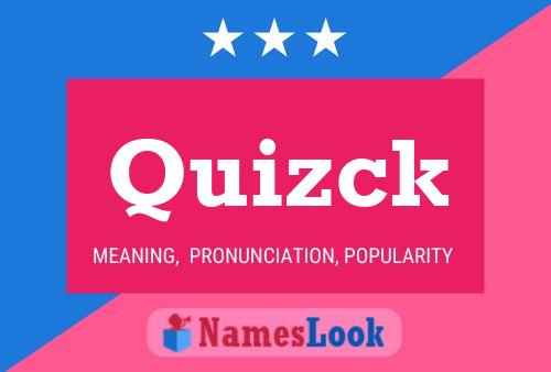 ملصق اسم Quizck