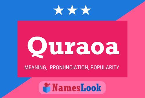 ملصق اسم Quraoa