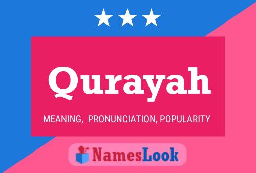 ملصق اسم Qurayah