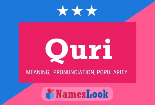 ملصق اسم Quri