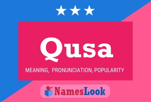 ملصق اسم Qusa