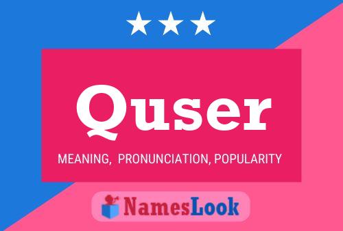 ملصق اسم Quser