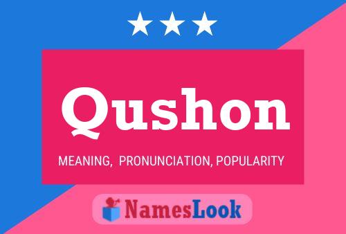 ملصق اسم Qushon