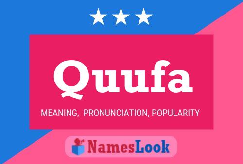 ملصق اسم Quufa