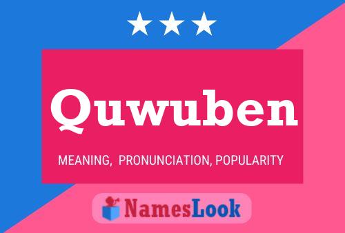 ملصق اسم Quwuben