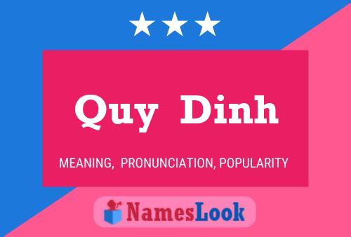 ملصق اسم Quy  Dinh