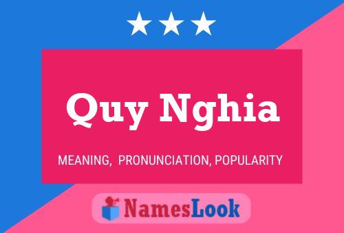 ملصق اسم Quy Nghia