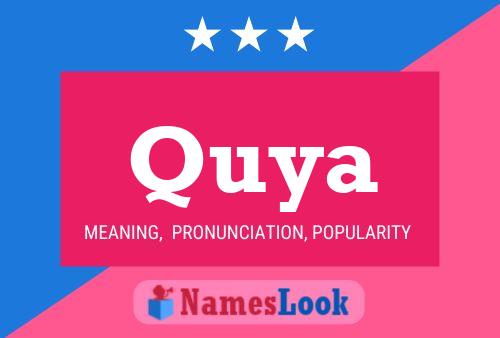 ملصق اسم Quya