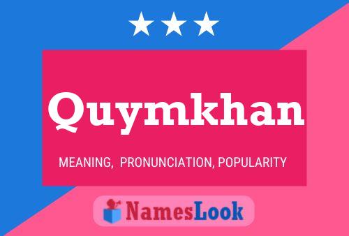 ملصق اسم Quymkhan