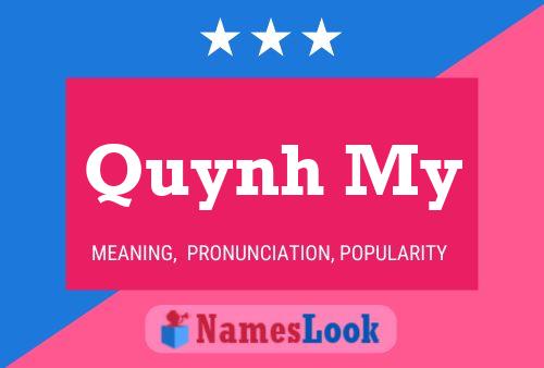 ملصق اسم Quynh My