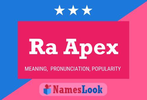 ملصق اسم Ra Apex