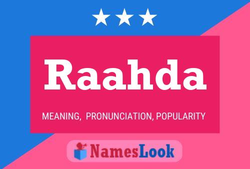 ملصق اسم Raahda