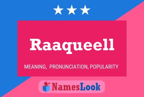 ملصق اسم Raaqueell