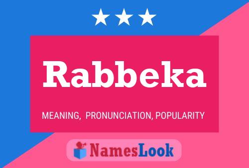 ملصق اسم Rabbeka