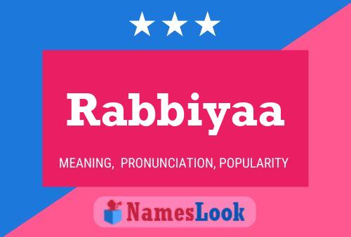 ملصق اسم Rabbiyaa