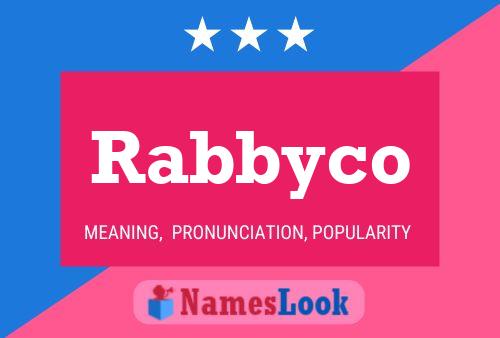 ملصق اسم Rabbyco