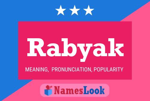 ملصق اسم Rabyak