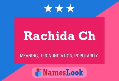 ملصق اسم Rachida Ch