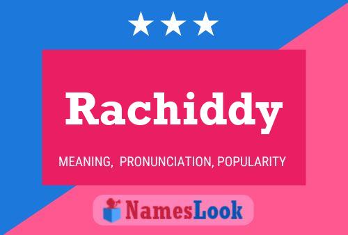 ملصق اسم Rachiddy